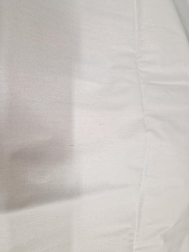 White Plain Fabric - White solid color - 100% cotton (Important: please read)