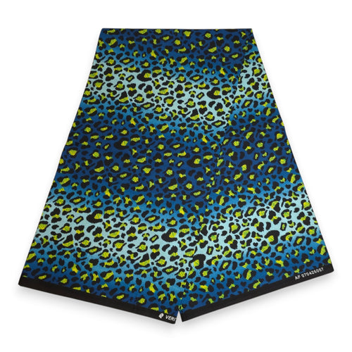 African print Headband - Adults - Hair Accessories - Blue Leopard Spots