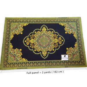 African print fabric - Black Java Design - Dashiki fabric - 100% cotton