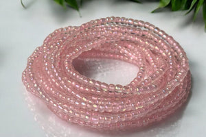 Waist Beads / African Waist Chain - EFE- Pink (elastic)