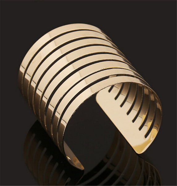 Afrikanischer Stil Armspange Armband - Gold