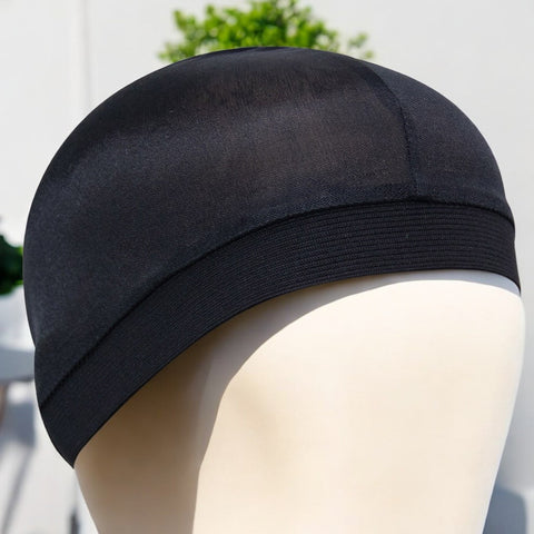 Wave Cap - Silky wave caps / Rags cap / Durag cap / 360 Waves cap - Unisex - Noir