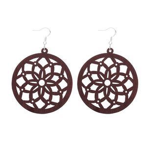 Wooden Earrings | Starflower