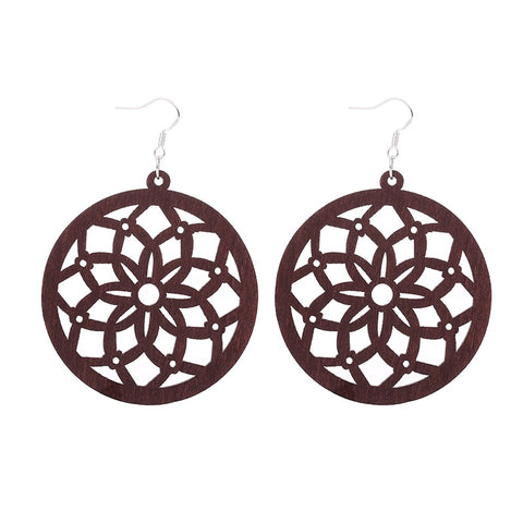 Wooden Earrings | Starflower