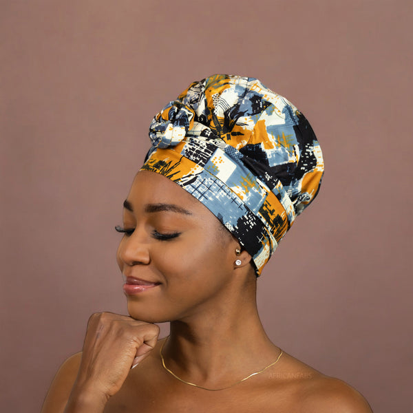 Turban facile - Bonnet en satin - Mix