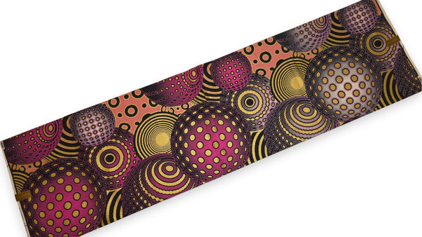 Bandeau imprimé africain - Enfants - Accessoires pour cheveux - Rose Or Cosmic Orb