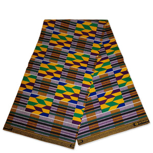 African kente print fabric / Ghana wax cloth KT-3109 - 100% Cotton