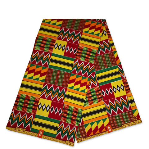 Tissu kente / Kinte pagne imprimé / tissu Ghana KT-SALE-SUP0