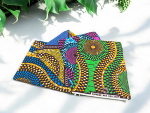 4 Fat Quarters - Mix 1 Patchworkstoffe / Quiltingstoffe - Afrikanischer Stoff