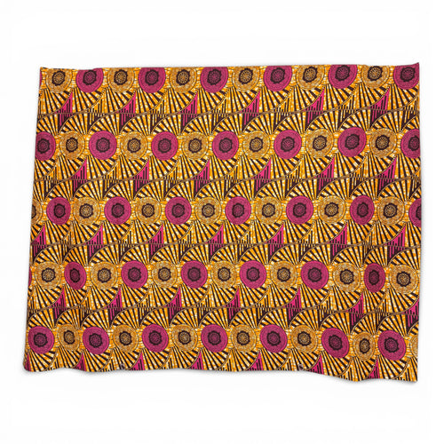 Sarong / Pareo - Baumwoll-Strandbekleidung Wickeltuch / Babytragetuch - Braun Gelb Circle Rays