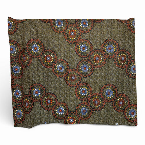 Sarong / Pareo - Baumwoll-Strandbekleidung Wickeltuch / Babytragetuch - Orange Dotted Print