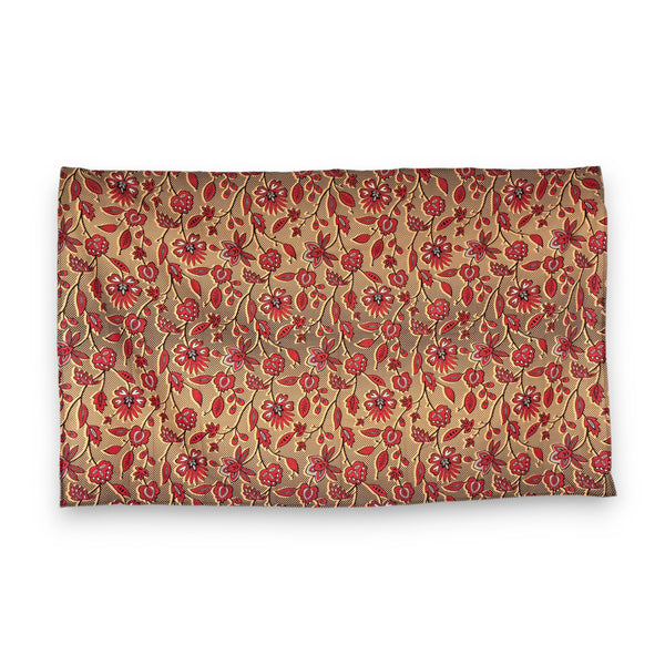 Paréo  / Sarong / Pagne - Jupe de plage en coton / écharpe de portage - Rouge leaftrails