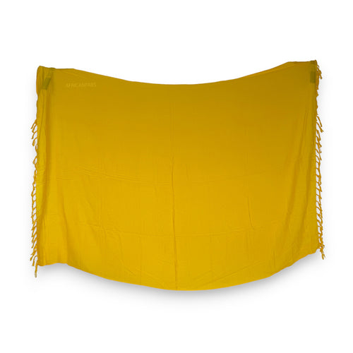 Sarong / Pareo - Strandbekleidung Wickeltuch - Gelb
