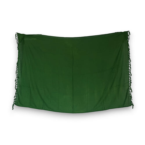 Paréo  / Sarong - Jupe enveloppante / tenue de plage - Vert