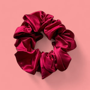 Deluxe Scrunchie Satin - Haarschmuck - Rot