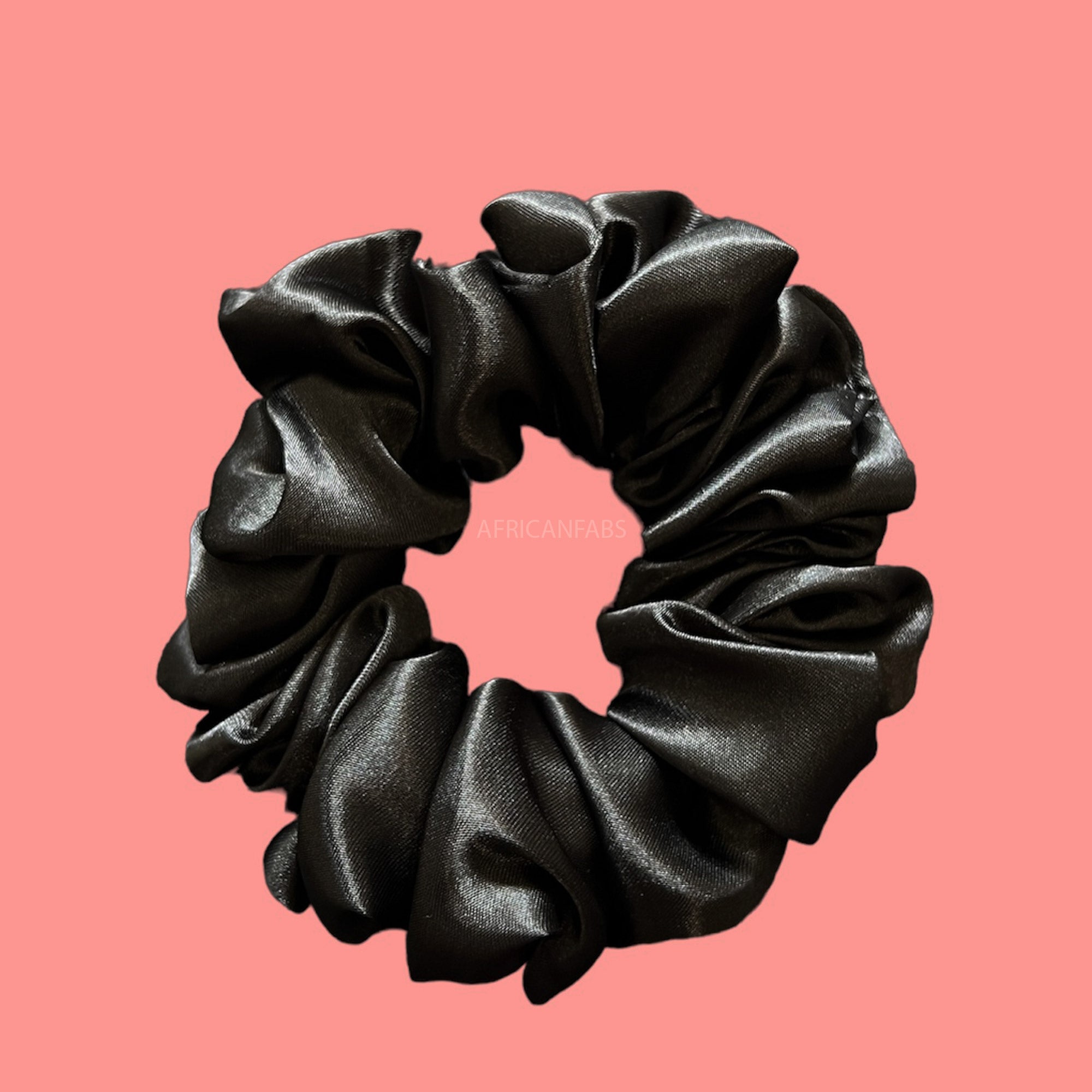 Deluxe  Chouchou / Scrunchie Satin - Accessoires - Noir