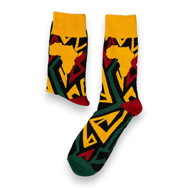 African socks / Afro socks set MEDAASE in pouch - Set of 5 pairs