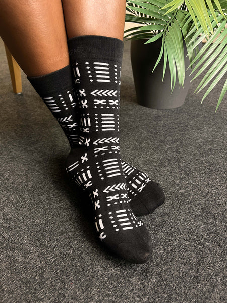 Afrikanische Socken / Afro-Socken - Satz mit 3 Paaren EKESUGIE