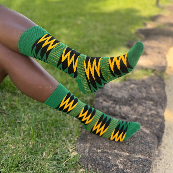 Afrikanische Socken / Afro-Socken-Set AKWAABA mit Tasche - Set mit 5 Paaren