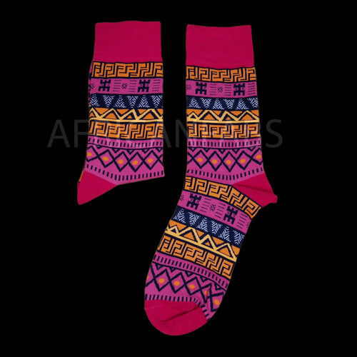 Afrikanische Socken / Afro-Socken-Set SANKOFA mit Tasche - Set mit 5 Paaren