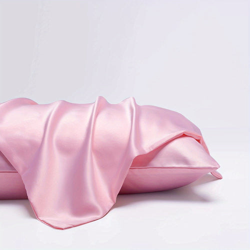 Satin pillow case Pink 60 x 70 cm pillow size - Silky satin pillowcase / cushion cover