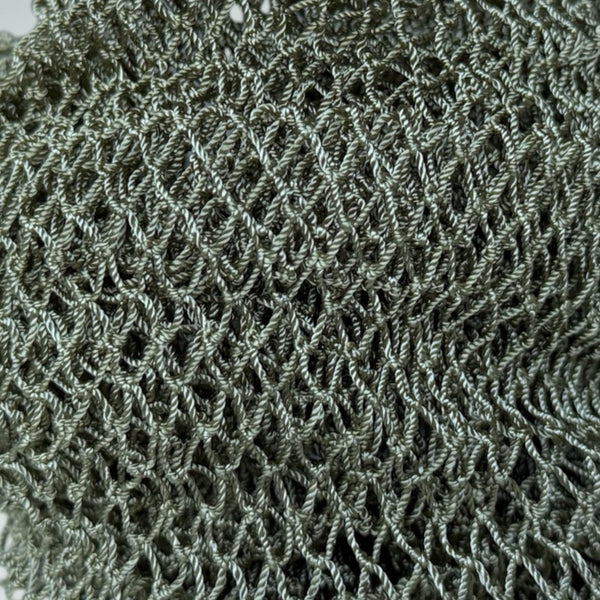 Afrikanischer Schwamm / Net sponge - traditioneller African Sapo Sponge - Olivgrün 