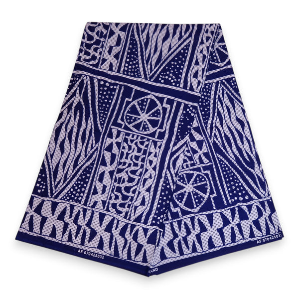 Bucket hat / Fisherman hat with African print - Blue Ndop Cameroon - Kids & Adults sizes (Unisex)