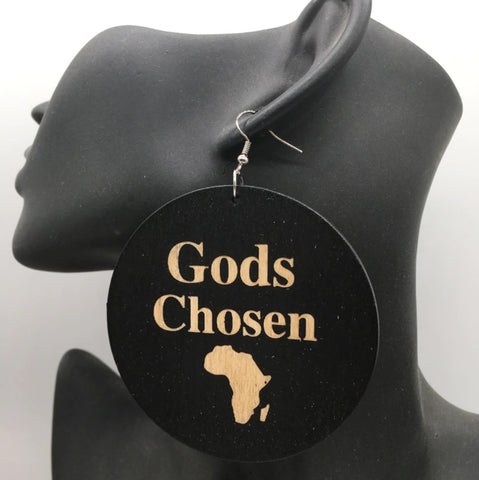 Ohrringe aus Holz | Gods Chosen