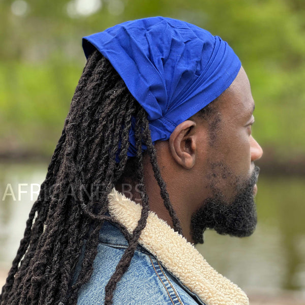 Blue Headband - Unisex Adults - Cotton Hair Accessories