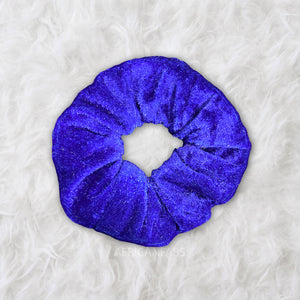 Scrunchie Velvet - Adults Hair Accessories - Blue