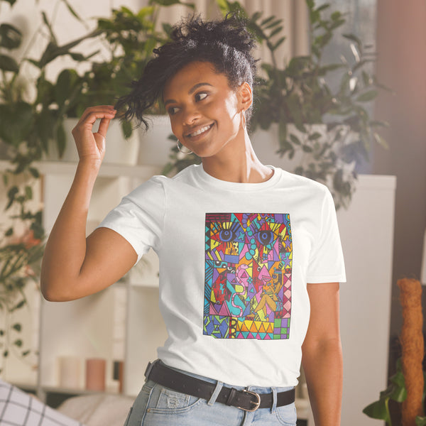 T-Shirt Unisex – SUPPORT A CHARITY – Kunst aus Südafrika SA01 (mehrere Farben)