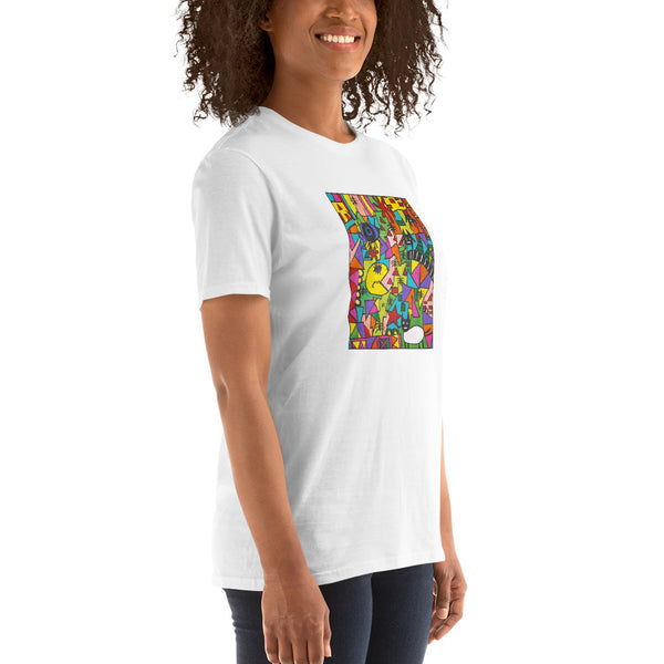 T-Shirt Unisex – SUPPORT A CHARITY – Kunst aus Südafrika SA02 (mehrere Farben)