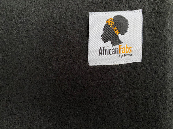 Imprimé africain Echarpes d'hiver pour adultes Unisex - Jaune / Vert Kente